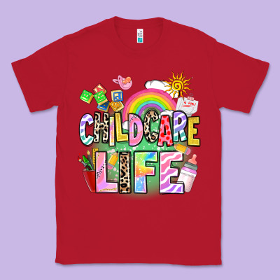 Childcare Life Classic Tee Designed By Adodesignshop
