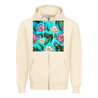 Sandshell sea turtle seamless pattern Zipper Hoodie - BundleAndBundleShop