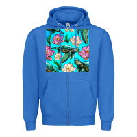 True Royal sea turtle seamless pattern Zipper Hoodie - BundleAndBundleShop