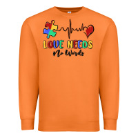 Carrot love needs no words Premium Sweatshirt - MaliasSmallBusiness