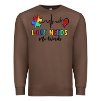 Chestnut love needs no words Premium Sweatshirt - MaliasSmallBusiness