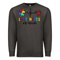 Smoke love needs no words Premium Sweatshirt - MaliasSmallBusiness