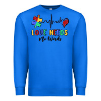 True Royal love needs no words Premium Sweatshirt - MaliasSmallBusiness