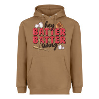 Toasted Coconut hey batter batter swing Heavyweight Hoodie - MaliasSmallBusiness