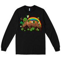 Black st patricks bear ado Long Sleeve Tee - AdoDesignShop