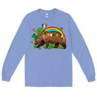 Colony Blue st patricks bear ado Long Sleeve Tee - AdoDesignShop