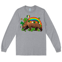 Heather Grey st patricks bear ado Long Sleeve Tee - AdoDesignShop