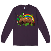 Plum st patricks bear ado Long Sleeve Tee - AdoDesignShop