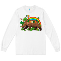 White st patricks bear ado Long Sleeve Tee - AdoDesignShop