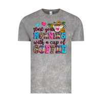 Cloud Rock start your morning with a cup of coffee Vintage Tee - Zillion Design Studio