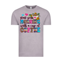 Vintage Zinc start your morning with a cup of coffee Vintage Tee - Zillion Design Studio