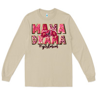 Mushroom mama of drama girl mom Long Sleeve Tee - JahusDesignShop