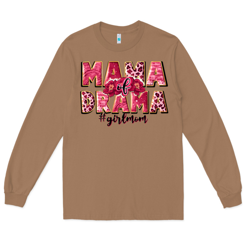 Mama Of Drama Girl Mom Long Sleeve Tee by JahusDesignShop | Teevron