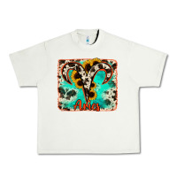 Pistachio aries turquoise cowhide Urban Heavy Tee - RanaPortraitStore
