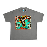 Tornado aries turquoise cowhide Urban Heavy Tee - RanaPortraitStore