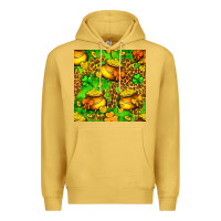 Antique Gold St. Patrick's pot of gold seamless pattern Premium Hoodie - BundleAndBundleShop