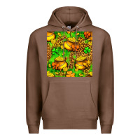 Chestnut St. Patrick's pot of gold seamless pattern Premium Hoodie - BundleAndBundleShop