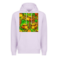 Lilac St. Patrick's pot of gold seamless pattern Premium Hoodie - BundleAndBundleShop