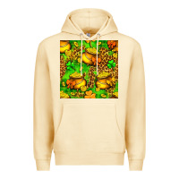 Pina Colada St. Patrick's pot of gold seamless pattern Premium Hoodie - BundleAndBundleShop