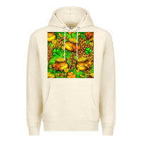Sandshell St. Patrick's pot of gold seamless pattern Premium Hoodie - BundleAndBundleShop