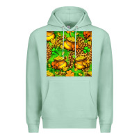Seafoam St. Patrick's pot of gold seamless pattern Premium Hoodie - BundleAndBundleShop