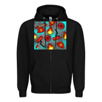 Black firefighter equipment Zipper Hoodie - Artiststas