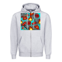 Heather Grey firefighter equipment Zipper Hoodie - Artiststas