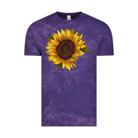 Cloud Purple sunflower Vintage Tee - RanaPortraitStore