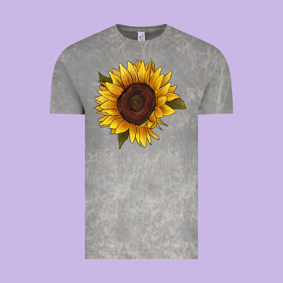 Sunflower Vintage Tee Designed By Ranaportraitstore