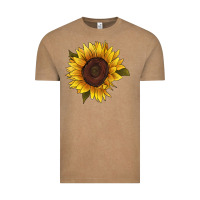 Vintage Coffee sunflower Vintage Tee - RanaPortraitStore