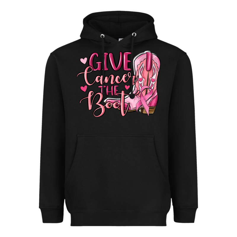 Give Cancer The Boot Heavyweight Hoodie by MaliasSmallBusiness | Teevron