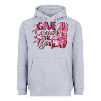 Heather Grey give cancer the boot Heavyweight Hoodie - MaliasSmallBusiness