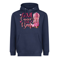 Navy give cancer the boot Heavyweight Hoodie - MaliasSmallBusiness