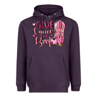 Plum give cancer the boot Heavyweight Hoodie - MaliasSmallBusiness