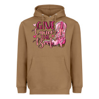 Toasted Coconut give cancer the boot Heavyweight Hoodie - MaliasSmallBusiness
