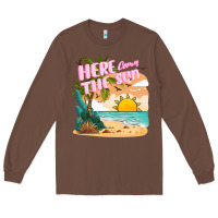 Chestnut here comes the sun Long Sleeve Tee - JahusDesignShop