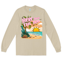 Mushroom here comes the sun Long Sleeve Tee - JahusDesignShop