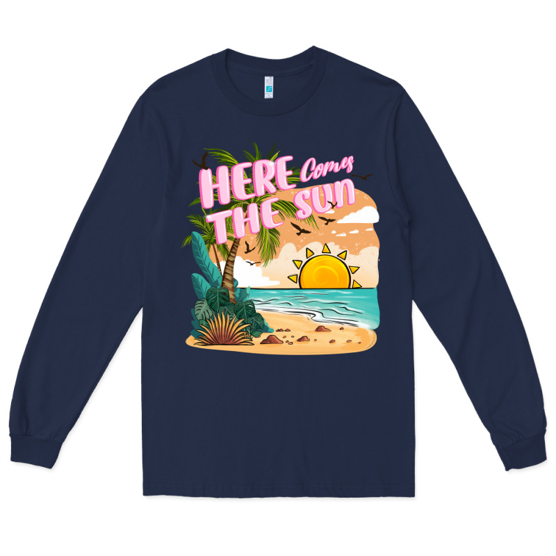 Here Comes The Sun Long Sleeve Tee by JahusDesignShop | Teevron