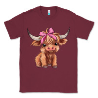 Burgundy cute  heifer Classic Tee - AdoDesignShop