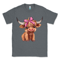 Charcoal Heather cute  heifer Classic Tee - AdoDesignShop