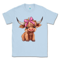 Dusty Blue cute  heifer Classic Tee - AdoDesignShop