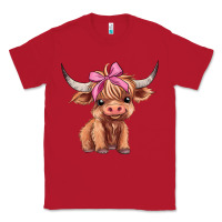 Red cute  heifer Classic Tee - AdoDesignShop