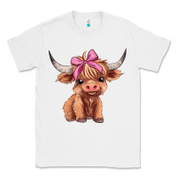 White cute  heifer Classic Tee - AdoDesignShop