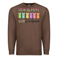 Chestnut treat all peeps with kindness Premium Sweatshirt - MaliasSmallBusiness