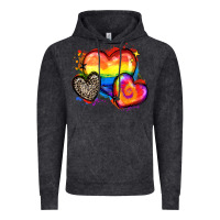 Vintage Black pride hearts Vintage Hoodie - Zillion Design Studio