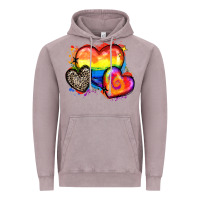 Vintage Zinc pride hearts Vintage Hoodie - Zillion Design Studio