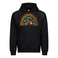 Black Christmas cowboy boots rainbow Urban Hoodie - RanaPortraitStore