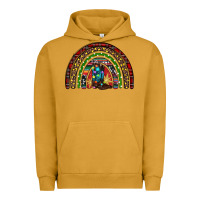 Pigment Peanut Butter Christmas cowboy boots rainbow Urban Hoodie - RanaPortraitStore