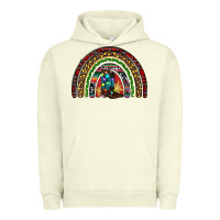 Pigment Pistachio Christmas cowboy boots rainbow Urban Hoodie - RanaPortraitStore