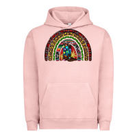 Pigment Salmon Christmas cowboy boots rainbow Urban Hoodie - RanaPortraitStore